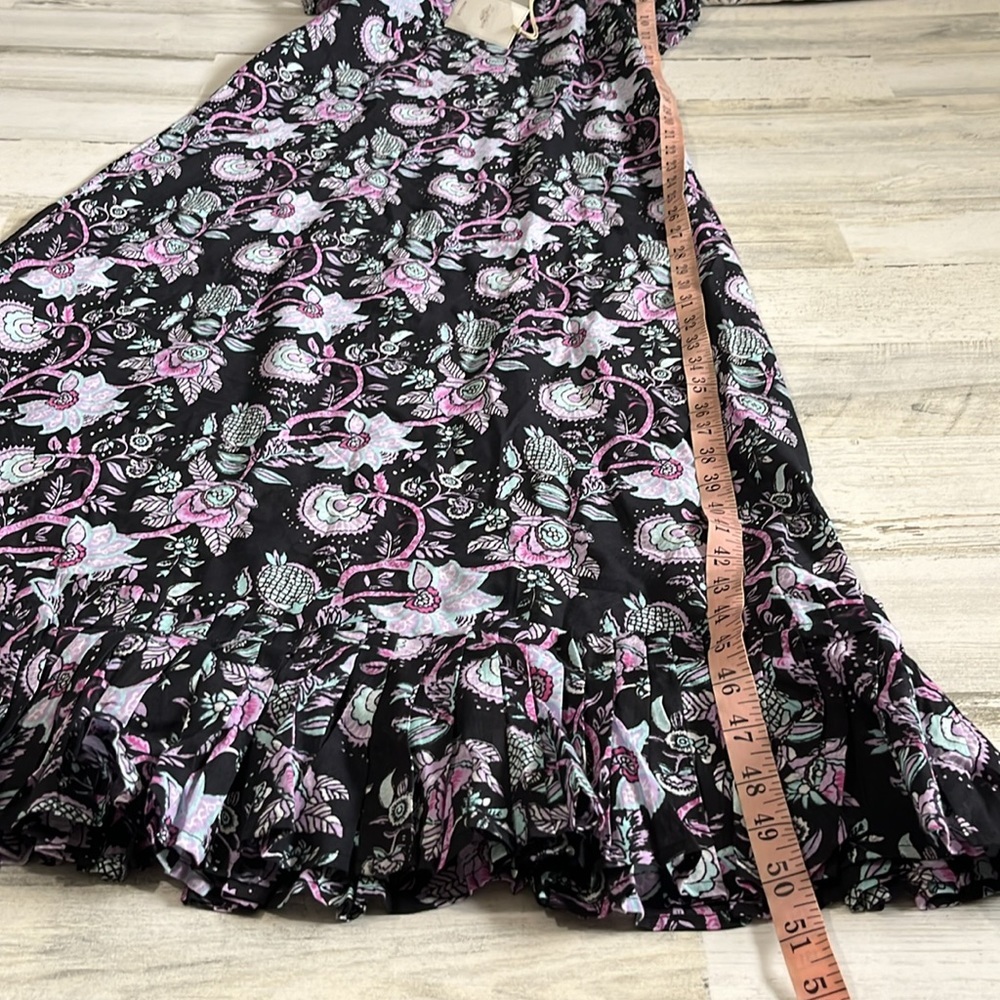 Mille Resort Klara Tropical Night Floral Dress Size L NWT - Picture 9 of 12